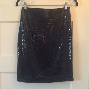 H&M Sequin Pencil Skirt